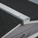 Conigliera da Esterno 157,4x53x99,5 cm a 2 Livelli con Casetta e Spazio Aperto Recintato in Legno Grigio 