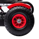 Go-Kart a Pedali per Bambini 121x58x61 cm con Sedile Regolabile in PP e Metallo Rosso  