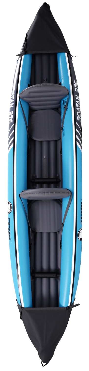 Kayak Gonfiabile Biposto 376x77x34cm ZRAY Roatan con Pagaia a Doppia Pala