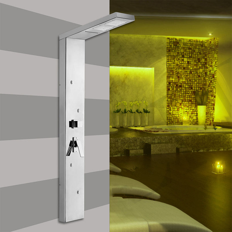 Colonna Doccia Soffioni Incassati Miscelatore Nebulizzatore in Acciaio Ama Luxury Cupido