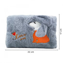 Borsa Acqua Calda Elettrica Ricaricabile Scaldamani Peluche Grigio