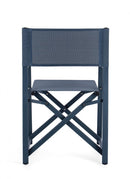 Set 2 Sedie Regista da Giardino 48x56x86h cm Taylor Navy 