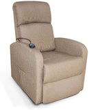 Poltrona Alzapersona Elettrica 1 Motore 65x75x101 cm in Tessuto Beige