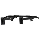 Barra per Trazioni a Muro 2 in 1 con 3 Impugnature Diverse 93,5x65x17 cm in Acciaio Nero