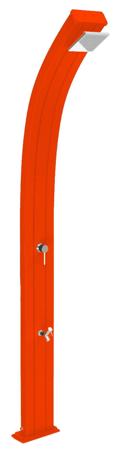 acquista Doccia da Esterno Giardino Miscelatore e Lavapiedi Arkema Spring Arancio