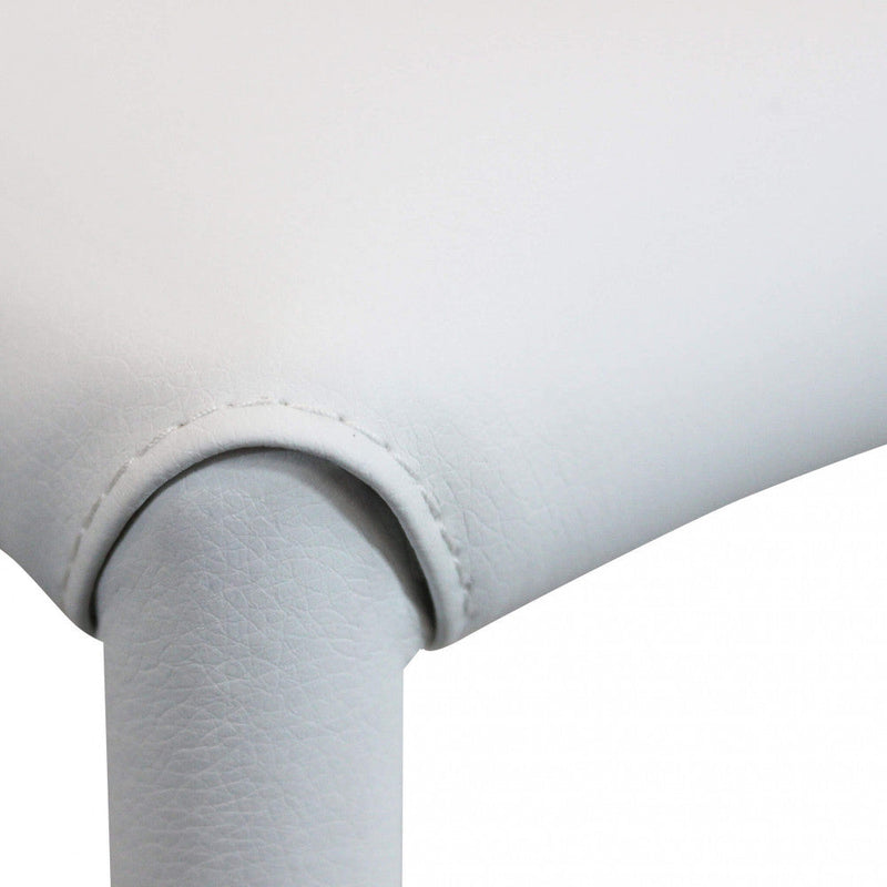 Sedia Cammie 41x50x91 h cm in Similpelle Bianco