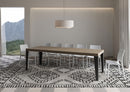  Tavolo Allungabile 160-264x90x77 cm Flame Premium Cashmere Telaio Antracite