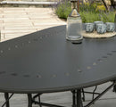 Tavolo da Giardino 160x90xh72 cm in Metallo New Old Antracite