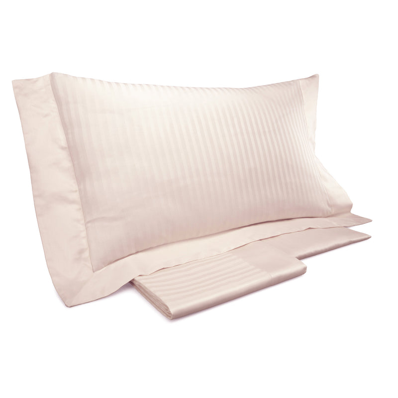 Set Lenzuola Matrimoniali Sopra Sotto e Federe Tinta Unita Mitera Rubino Rosa 