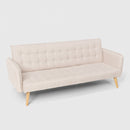 Divano Letto Clic Clac 172x86x80 cm in Tessuto Beige