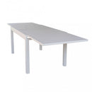 Tavolo Allungabile Hawaii 135/270x90x75 h cm in Alluminio Tortora
