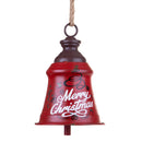 Set 2 Campana in Metallo Classica Ø16,5 X H25,5 cm Rosso