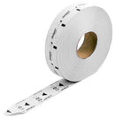 24000 Tickets per Distributore Eliminacode D900 Confezione 6 Rotoli x 4000 Visel Bianchi