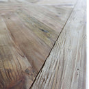 Tavolo Spike 200x90x76 h cm in Pino riciclato Marrone