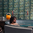 Vasca Idromassaggio Bagno di Ghiaccio da 3°C a 42°C Ø156x70 cm 3kW NetSpa Ice Grigia