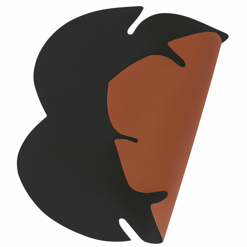 Set 6 Sottobicchieri Double Face Effetto Pelle 11x10 cm VdE Tivoli 1996 Jungle