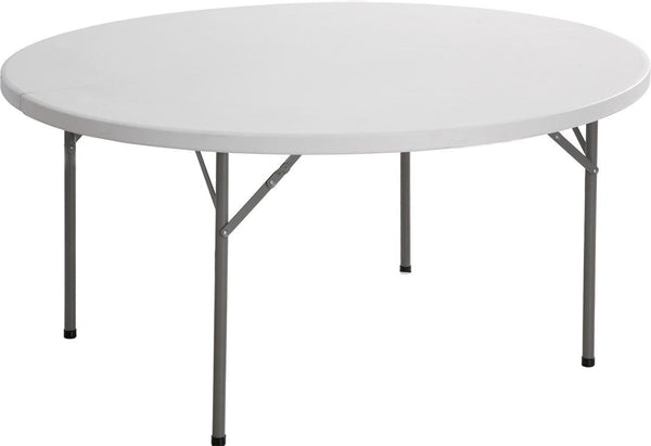 acquista Runder Catering-Klapptisch Ø154 cm Tosini Weiß CZ154