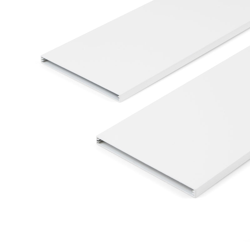 Set di Divisori Casseti Vertex-Concept L 900 Verniciato Bianco Alluminio e Tecnoplastic Emuca