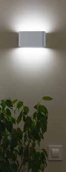 Applique da Esterno a LED in Pressofusione di alluminio Titanio