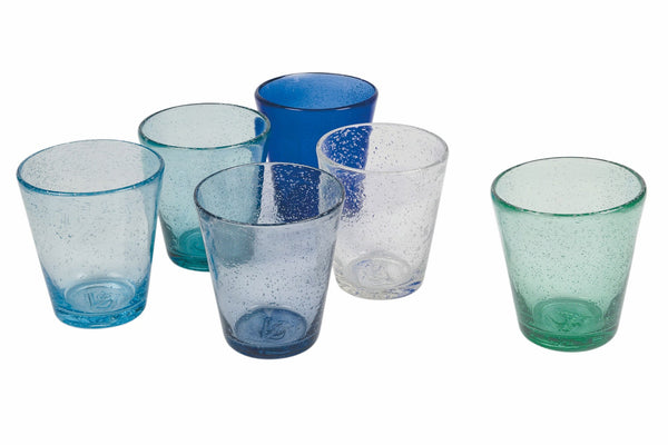 sconto Set mit 6 Wassergläsern aus mundgeblasenem Glas 330 ml Villa d'Este Home Tivoli Cancun Marea