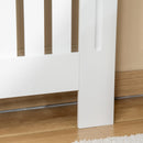 Copritermosifone 152x19x83 cm in MDF e Legno Truciolare Bianco