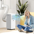 Condizionatore Portatile 3 in 1 con Deumidificatore 29,2x32x71 cm Timer 24 Ore e Telecomando in Plastica ABS Bianco  