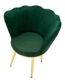 Poltrona Mindy Verde 70x63x83 cm in Legno e Ferro 