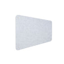 Pannello Fonoassorbente da Parete con Fori 120x50 cm Kit di 4 distanziali Coprivite Cromo Finitura Grigio    