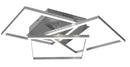 Plafoniera da Interno a LED in Metallo Nickel Opaco