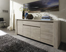 Credenza Mobile da Salotto 4 Porte 1 Cassetto 84x210x51cm TFT  Elba Quercia