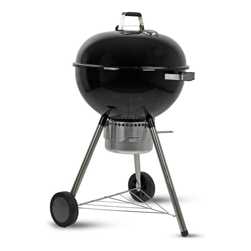 Barbecue a Carbone Carbonella Ø57 cm con Ruote Ketty Nero