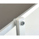 Lettino Prendisole da Giardino 181x60xH39 cm in alluminio ecrù Bagnino