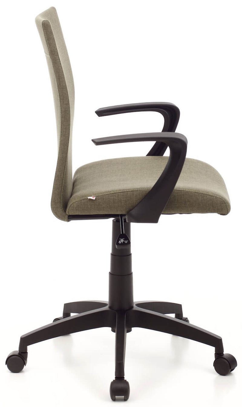 Sedia da Ufficio Operativa in Tessuto Milano Verde