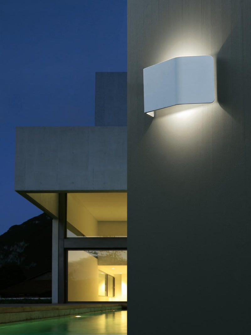 Applique da Esterno a LED 9W Svasata Sovil Flap Bianco