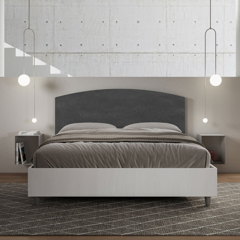 Letto Matrimoniale Antilia Grigio Varie Misure