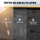 Armadio da Giardino 93x53x168 cm a 3 Ante con 4 Ripiani e Ganci in Legno di Abete Naturale      