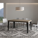  Tavolo Allungabile 160-420x90x77 cm Flame Premium Tortora Telaio Antracite