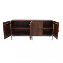 Mobile Hank 180x40x85 h cm in Legno Marrone