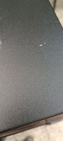 Camino a Bioetanolo da Parete 90x12x40 cm in Acciaio Inox Nero Seconda Scelta