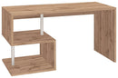 Scrivania con 2 Ripiani 140x60x77,5 cm Esse Quercia Wotan