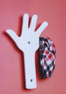 Appendi Abiti da Muro Finger Bianco 26x40 cm MDF Bianco