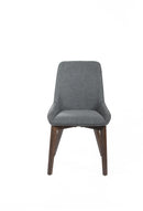 Set 4 Sedie 62x49,5xH87 cm in Tessuto Vera Grigio Scuro