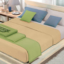Coperta Misto Cotone 1 Piazza e Mezzo Cober Coprice Beige