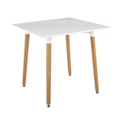 Tavolo da Cucina 70x70x74 cm in legno Bianco