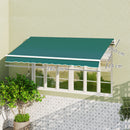 Telo di Ricambio per Tenda Parasole Retrattile 3x2,5 m in Poliestere Anti UV 50+ Verde      