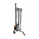 Set Camino 4 Pezzi con Chiodo decorativo Forgiato a mano in Ferro Molato