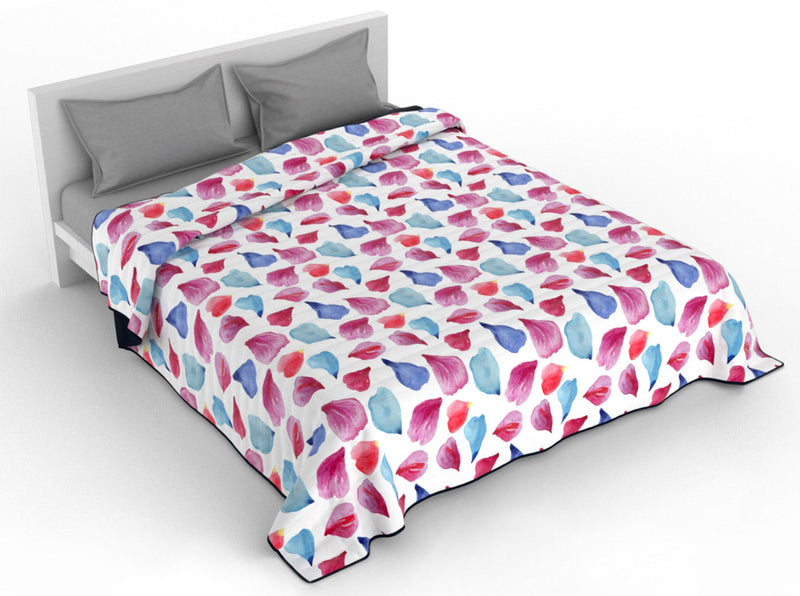 Trapuntino Doubleface con Stampa Petali