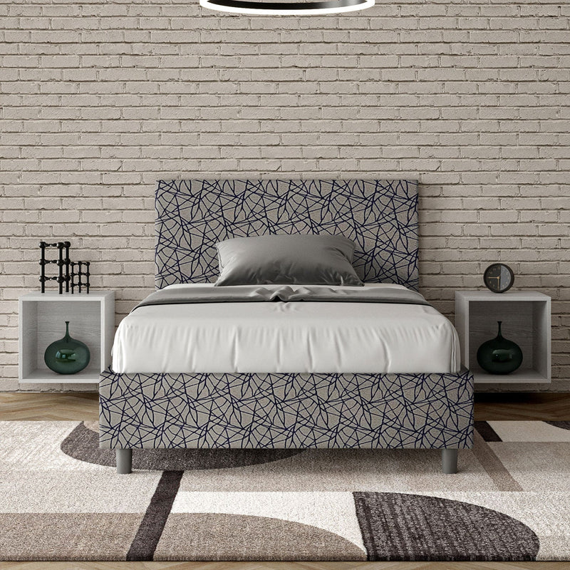 Letto 1 Piazza e Mezzo Adele Era 09 Blu Varie Misure