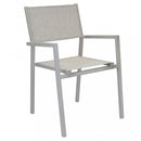 Poltrona Avana Impilabile 55x57x85 h cm in Textilene Tortora
