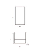 Mobile Bagno Sospeso 52cm TFT Giava Pino Grigio